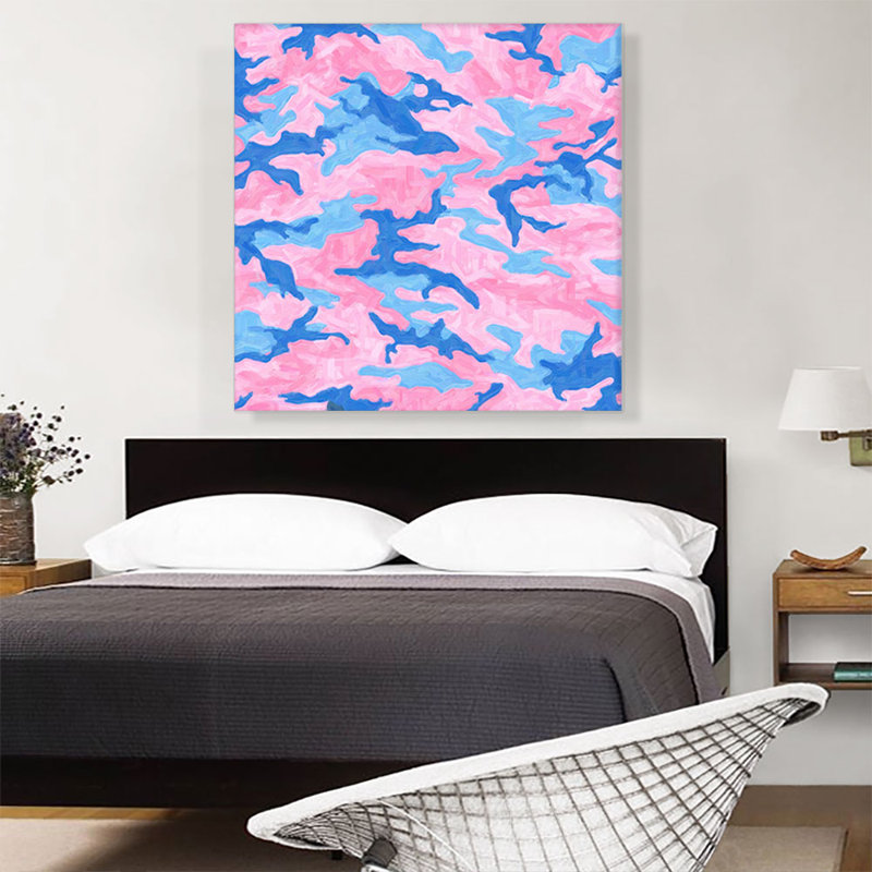 Funky and Playful Camo Wall Decor Home Wall Art Decor